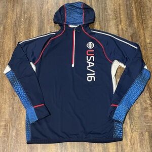 Polo Sport Ralph Lauren Team USA 16 Half-Zip Pullover Hoodie - Men’s Medium